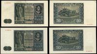 Polska, zestaw 4 banknotów, 1940–1941