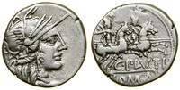 Republika Rzymska, denar, 121 pne