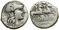 Republika Rzymska, denar, 136 pne