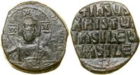 Bizancjum, anonimowy follis (przypisywany Bazylowi II i Konstantynowi VIII), (ok. 976–1028)