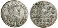 Polska, trojak, 1595