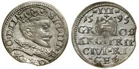 Polska, trojak, 1595