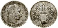 Austria, 1 korona, 1905