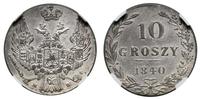 Polska, 10 groszy, 1840 MW