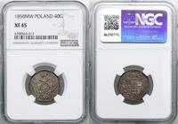 Polska, 20 kopiejek = 40 groszy, 1850 MW