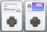 Polska, 20 kopiejek = 40 groszy, 1850 MW