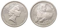 10 dolarów 1990, Tygrys, srebro 10 g, stempel lu