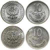 Polska, 10 groszy, 1965, 1968