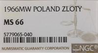 Polska, 1 złoty, 1966