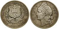 Dominikana, 1 peso, 1897