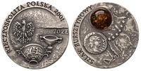 20 złotych 2001, Szlak bursztynowy, moneta czysz