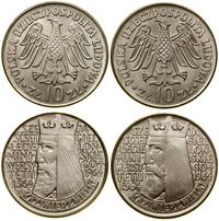 Polska, zestaw: 2 x 10 złotych, 1964