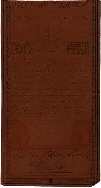 50 złotych 8.06.1794 , seria D, Pick A4