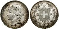 Szwajcaria, 5 franków, 1890 B