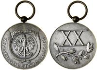 Polska, Srebrny Medal za Długoletnią Służbę (XX lat), od 1938