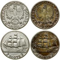 Polska, zestaw: 2 x 2 złote, 1936