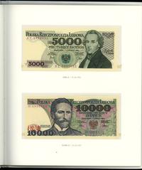 Polska, książeczka z banknotami 
