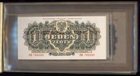 Polska, odbitki banknotów polskiej emisji 1944 w klaserze wydane przez NBP