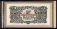 Polska, odbitki banknotów polskiej emisji 1944 w klaserze wydane przez NBP