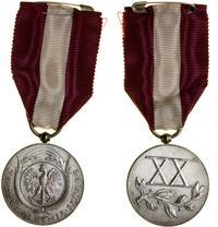Polska, Srebrny Medal za Długoletnią Służbę (XX lat), od 1938