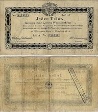 1 talar 1.12.1810, na stronie odwrotnej stempel 