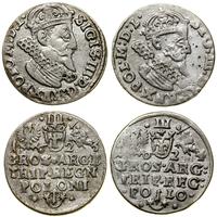 Polska, zestaw: 2 x trojak, 1623 i 1624