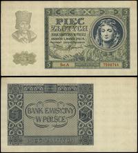 Polska, 5 złotych, 1.03.1940