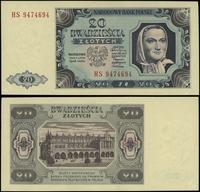 Polska, 20 złotych, 1.07.1948