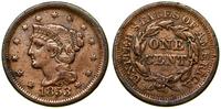Stany Zjednoczone Ameryki (USA), 1 cent, 1853