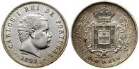 Portugalia, 500 reis, 1891