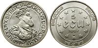 Belgia, 5 ecu, 1987