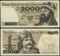 Polska, 2.000 złotych, 1.05.1977
