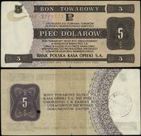Polska, bon na 5 dolarów, 1.10.1979