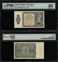 Polska, 1 złoty, 1.10.1938