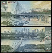 Polska, banknot testowy PWPW - 64 Warszawa Dziś, (2024)