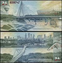 Polska, banknot testowy PWPW - 64 Warszawa Dziś, (2024)