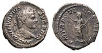 denar, Rzym, Rw: Stojąca Serapis w lewo trzymają