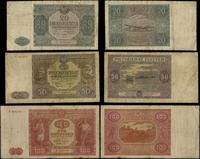 Polska, zestaw: 20, 50 i 100 złotych, 15.05.1946