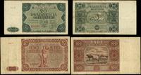 Polska, zestaw 2 banknotów, 1947