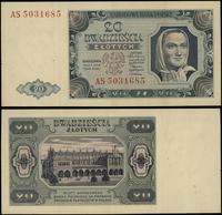Polska, 20 złotych, 1.07.1948