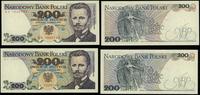 Polska, zestaw: 2 x 200 złotych, 1979–1982