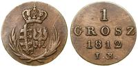 Polska, 1 grosz, 1812 IB