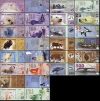 tereny Arktyki, zestaw 14 banknotów