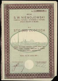 Polska, 1 akcja na 100 złotych, 20.04.1927