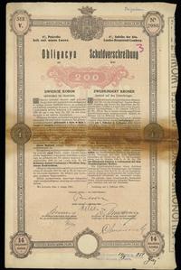 Polska, obligacja na 200 koron, 1.02.1911