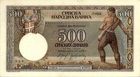 500 dinarów 1.05.1942, Pick 31