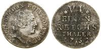 Niemcy, 1/6 talara, 1752 A