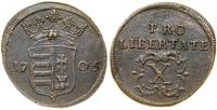 Węgry, 10 poltura, 1705
