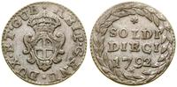 Włochy, 10 soldi, 1792