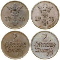 Polska, zestaw: 2 x 2 fenigi, 1923, 1926